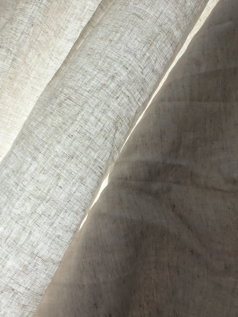 Quince European Linen Curtain Light Filtering 48x108 (One Panel)